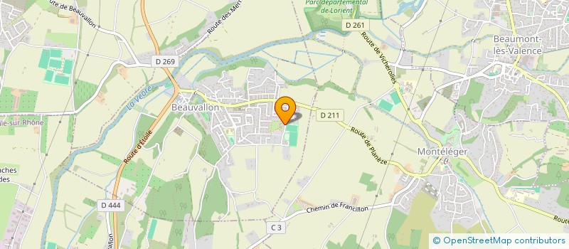 localisation de l'entreprise FINANCIERE GLAM  BEAUVALLON