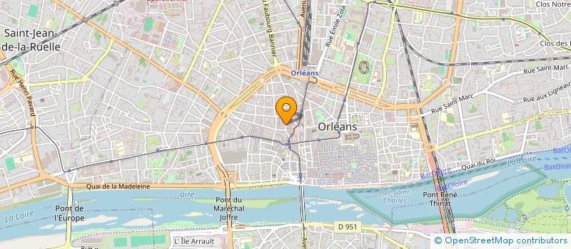 localisation de l'entreprise FINANCIERE GLAZ à ORLEANS