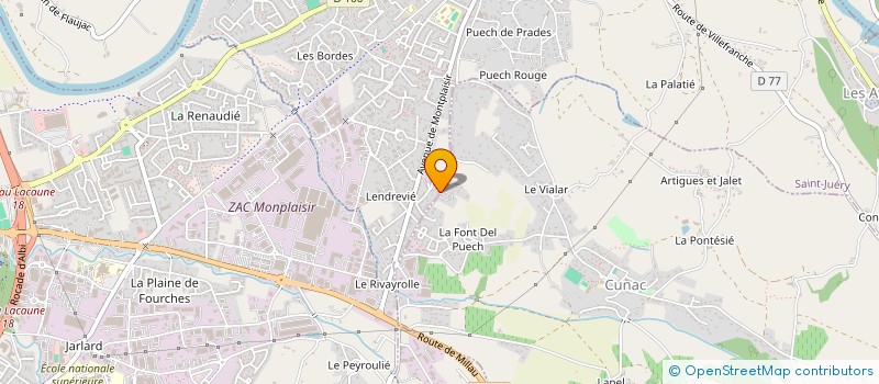 localisation de l'entreprise FINANCIERE GMV  BEZIERS