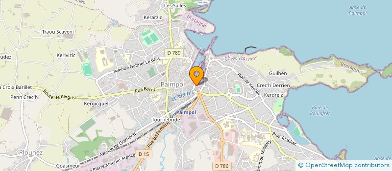 localisation de l'entreprise FINANCIERE GOELO  PAIMPOL