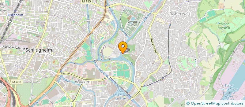 localisation de l'entreprise FINANCIERE GOETZ à STRASBOURG