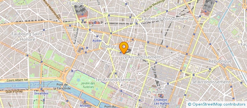 localisation de l'entreprise FINANCIERE GONNEVILLE à PARIS