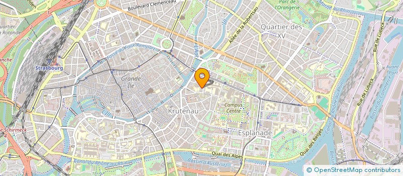 localisation de l'entreprise FINANCIERE GT  STRASBOURG