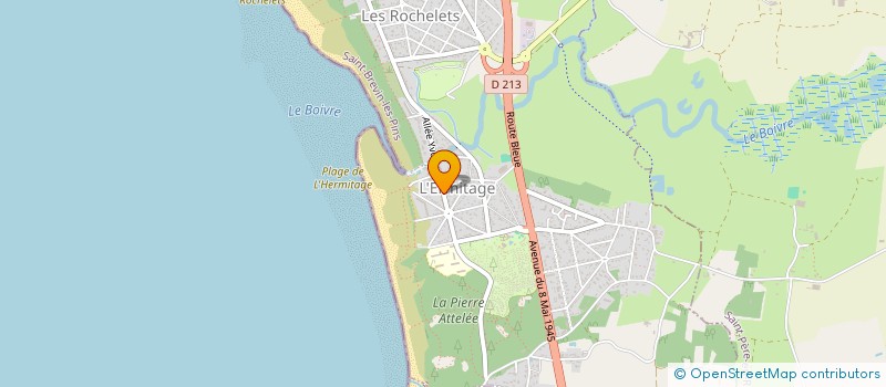localisation de l'entreprise FINANCIERE GUERIN à SAINT-BREVIN-LES-PINS