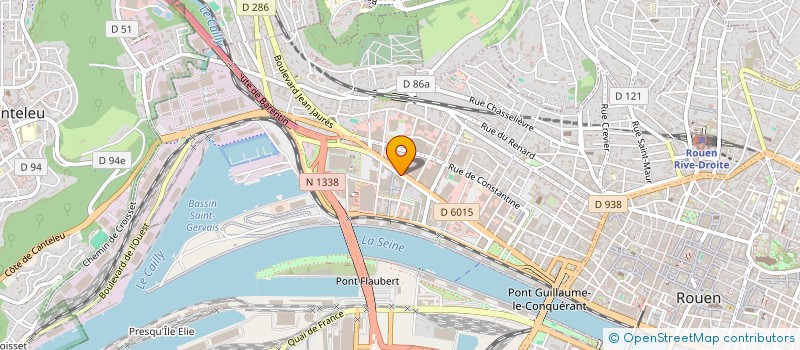 localisation de l'entreprise FINANCIERE GUEZ ET FILS à ROUEN