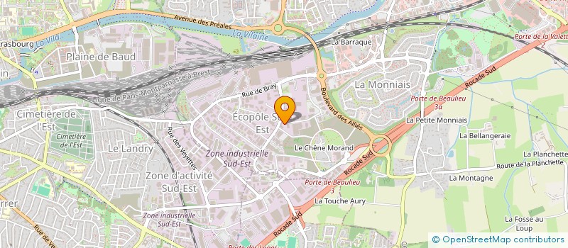 localisation de l'entreprise FINANCIERE GUILLAUME FROGE  CESSON-SEVIGNE