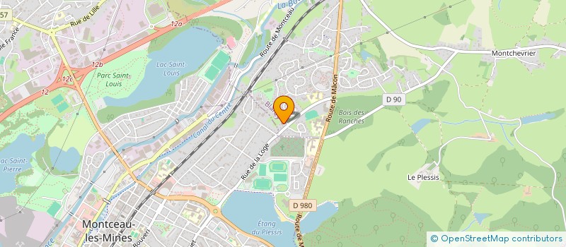 localisation de l'entreprise FINANCIERE GUILLEMIN  MONTCEAU-LES-MINES