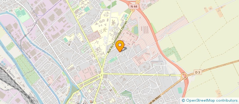localisation de l'entreprise FINANCIERE GUIZMO à CHALONS-EN-CHAMPAGNE