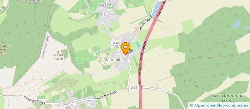 localisation de l'entreprise FINANCIERE GUYOT  METZ