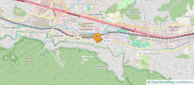 localisation de l'entreprise FINANCIERE H.G à MARSEILLE