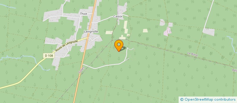 localisation de l'entreprise FINANCIERE H.M  BELIN-BELIET