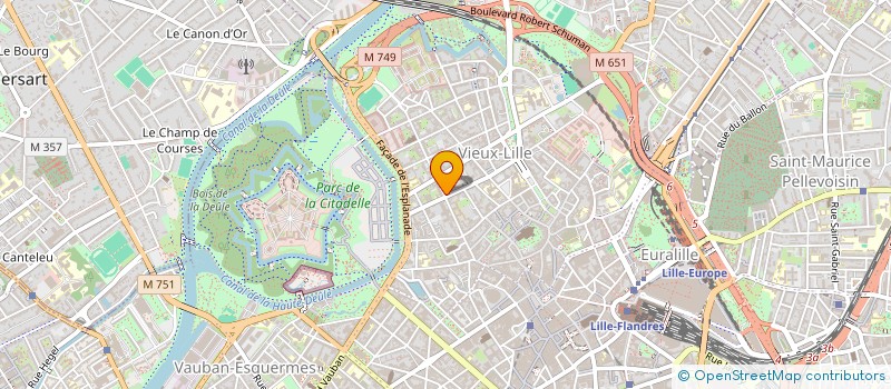 localisation de l'entreprise FINANCIERE HANQUEZ ET FILS  LILLE