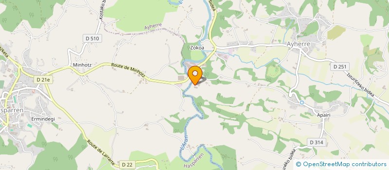 localisation de l'entreprise FINANCIERE HARAMBOURE  AYHERRE