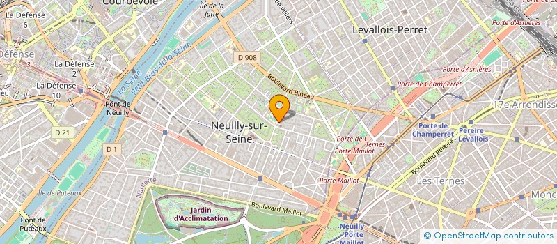 localisation de l'entreprise FINANCIERE HAUSSMANN à NEUILLY-SUR-SEINE