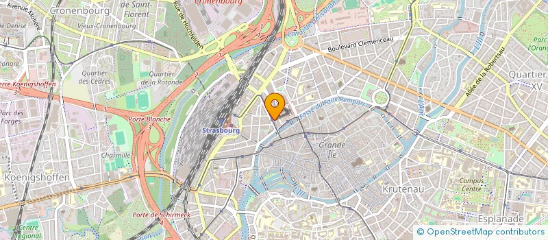 localisation de l'entreprise FINANCIERE HEME à STRASBOURG