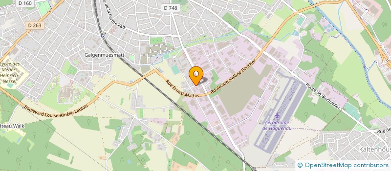 localisation de l'entreprise FINANCIERE HOLZBERGER à HAGUENAU