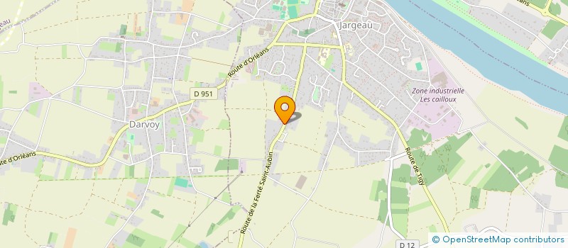 localisation de l'entreprise FINANCIERE HOMAZING à JARGEAU