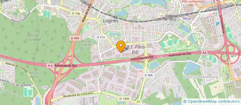 localisation de l'entreprise FINANCIERE HONEYWELL à LOGNES