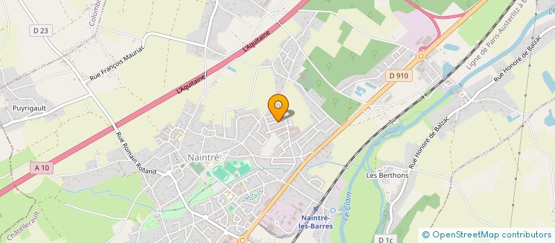 localisation de l'entreprise FINANCIERE HORIZON  BONNEUIL-MATOURS