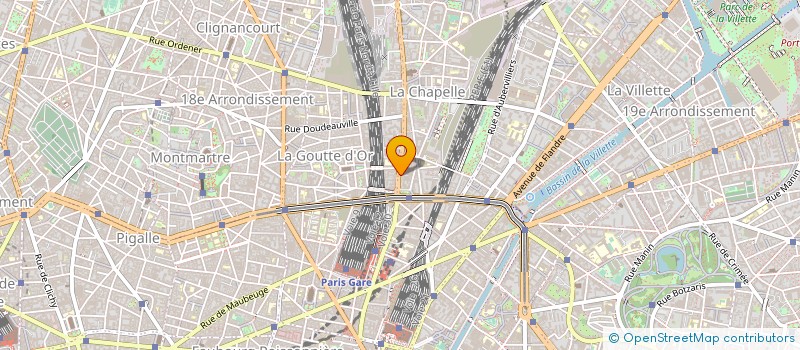 localisation de l'entreprise FINANCIERE HOTELIERE DORMOY  PARIS