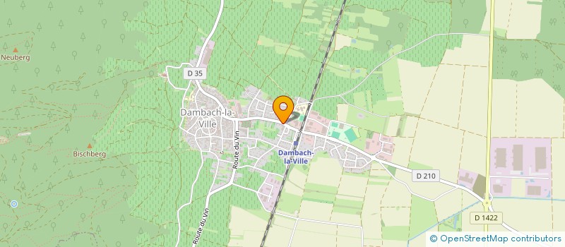 localisation de l'entreprise FINANCIERE HUET  DAMBACH-LA-VILLE