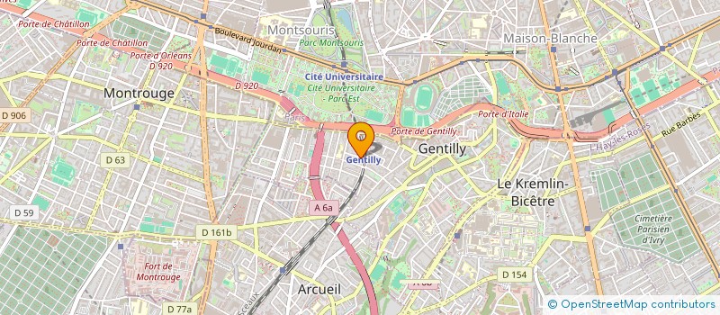 localisation de l'entreprise FINANCIERE HUYNH à GENTILLY