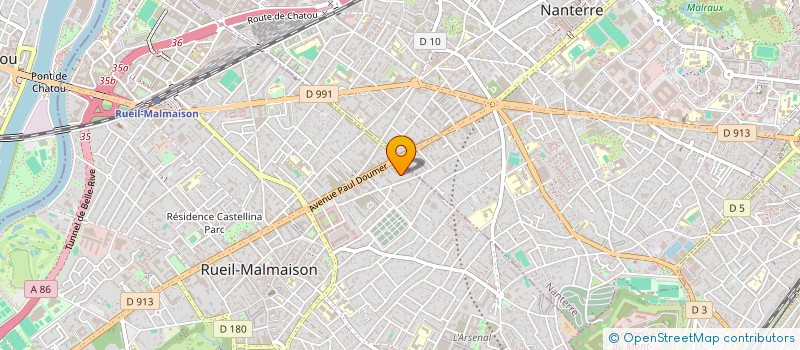 localisation de l'entreprise FINANCIERE IDARRHA à RUEIL-MALMAISON