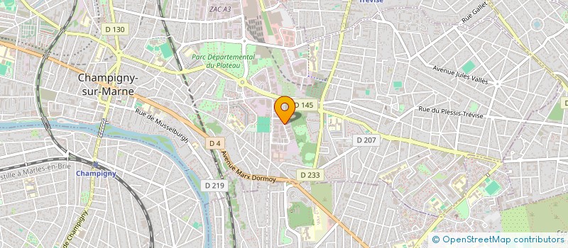 localisation de l'entreprise FINANCIERE IDIELEC à CHAMPIGNY-SUR-MARNE