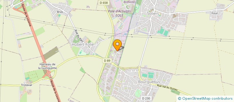 localisation de l'entreprise FINANCIERE IDM  SOLIERS