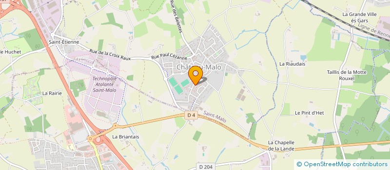 localisation de l'entreprise FINANCIERE IFA  SAINT-MALO