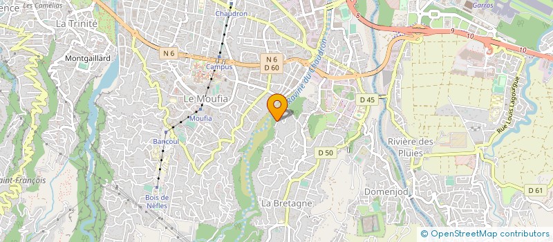 localisation de l'entreprise FINANCIERE IMEGGA à SAINT-DENIS