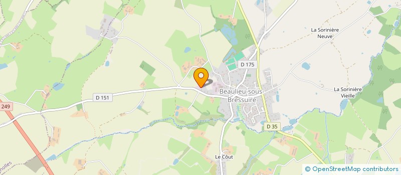 localisation de l'entreprise FINANCIERE IMMOBILIERE AJ  BRESSUIRE