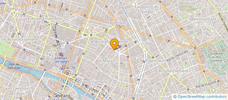 localisation de l'entreprise FINANCIERE IMMOBILIERE DE CHAMPAGNE  PARIS