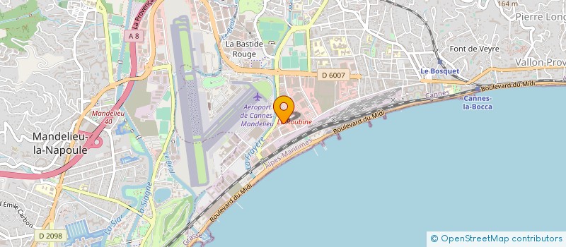 localisation de l'entreprise FINANCIERE INDUSTRIELLE MATERIAUX à CANNES