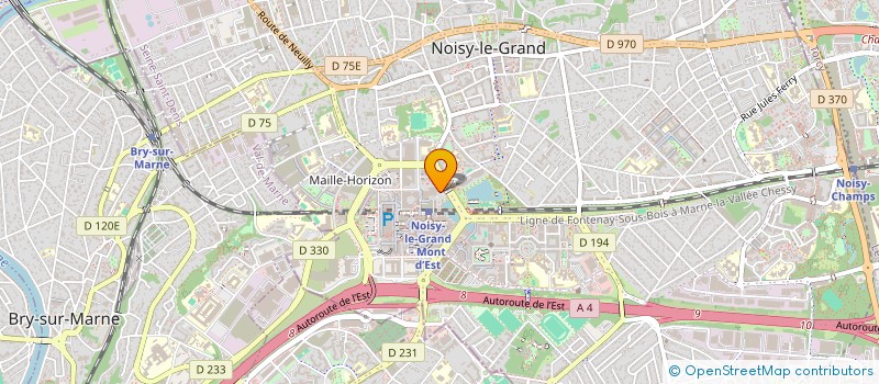 localisation de l'entreprise FINANCIERE INVESTIS DEVELOP ENTREP SCES  NOISY-LE-GRAND