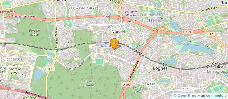 localisation de l'entreprise FINANCIERE INVESTISSEMENTS EXPERTISES à NOISIEL