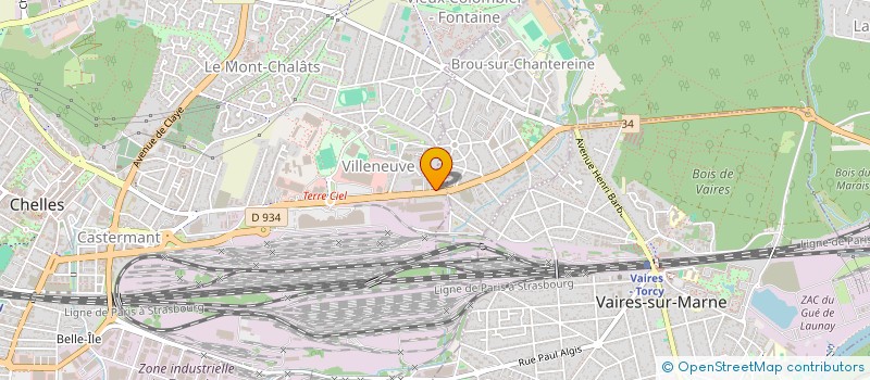 localisation de l'entreprise FINANCIERE INVESTISSEMENTS R.P. à CHELLES
