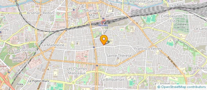 localisation de l'entreprise FINANCIERE IODE  RENNES