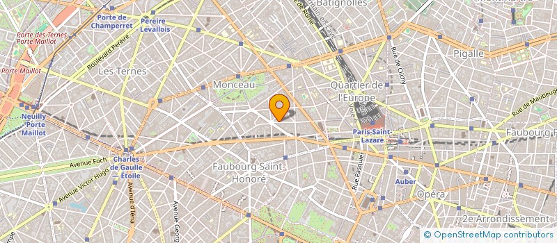 localisation de l'entreprise FINANCIERE J.L.H.  PARIS