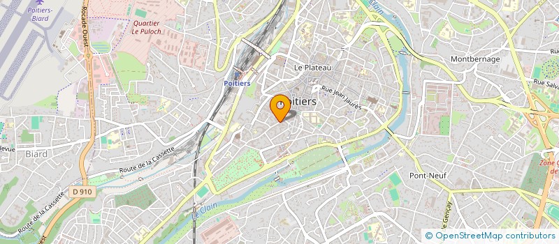 localisation de l'entreprise FINANCIERE J.S.G. à POITIERS