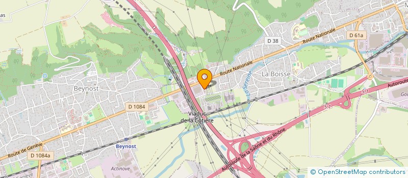 localisation de l'entreprise FINANCIERE JACMAD  LA BOISSE