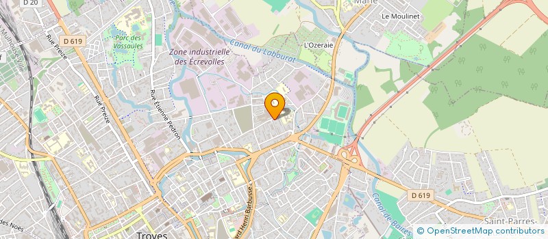 localisation de l'entreprise FINANCIERE JACQUIER à TROYES