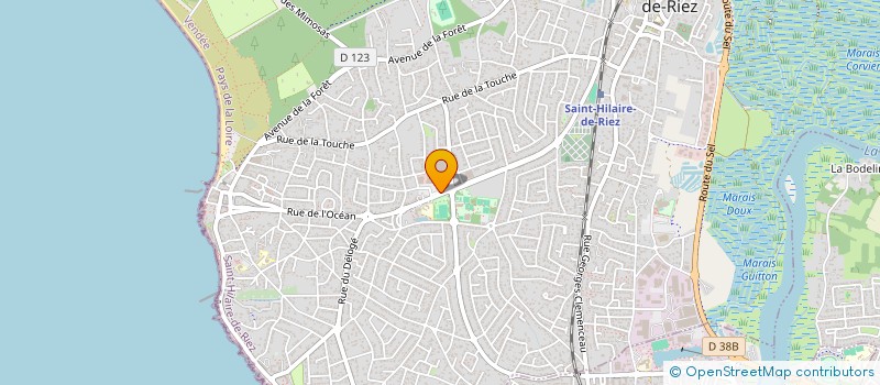 localisation de l'entreprise FINANCIERE JB à SAINT-HILAIRE-DE-RIEZ