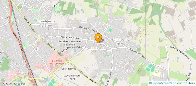 localisation de l'entreprise FINANCIERE JC à SAINT-DENIS-EN-VAL