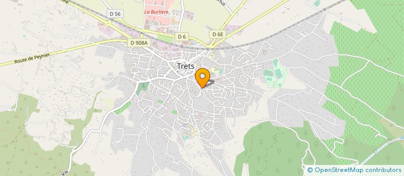 localisation de l'entreprise FINANCIERE JEAN-PIERRE BROT à TRETS