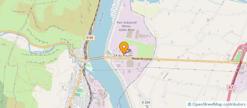 localisation de l'entreprise FINANCIERE JEAN RAMPA  LE POUZIN