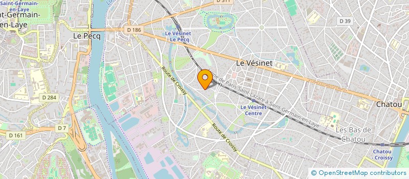 localisation de l'entreprise FINANCIERE JEULIN à LE VESINET