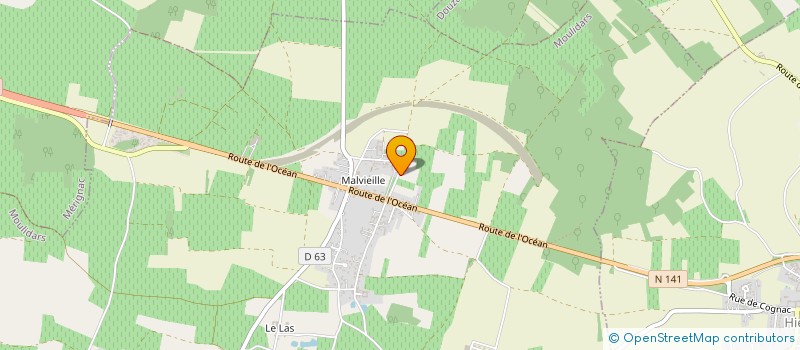 localisation de l'entreprise FINANCIERE JH  MOULIDARS