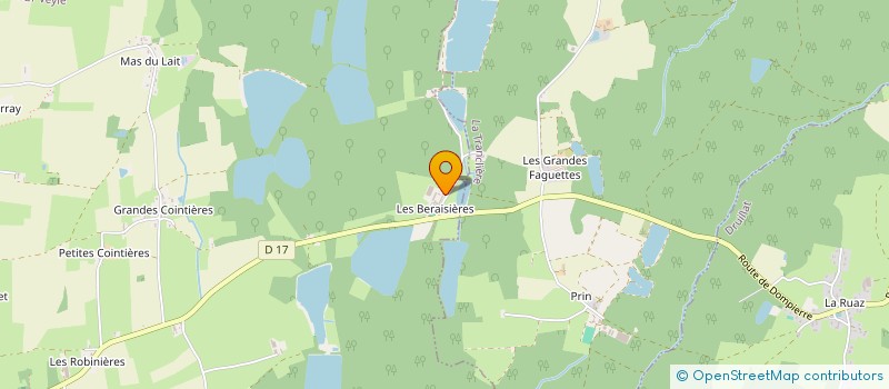 localisation de l'entreprise FINANCIERE JLJ à DOMPIERRE-SUR-VEYLE