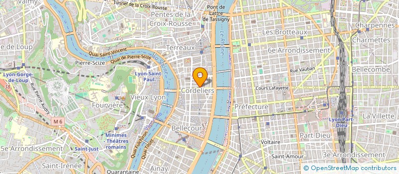 localisation de l'entreprise FINANCIERE JLV à LYON